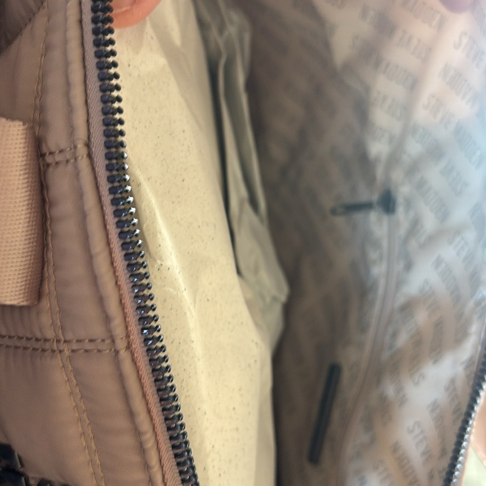Steve Madden Pink Crossbody Bjanelle Tote with Logo Straps - Picture 7 of 7